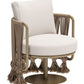 Uzel Accent Chair White 704009