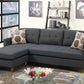 f7094 - 2 Pc Sectional Blue-Grey