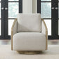 Nora Accent Chair - Light Brown