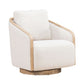 Nora Accent Chair - Light Brown