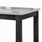 Yelena 4 Pc Dining Set Acme 72940 - Marble Top