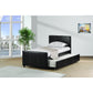 Cama con plataforma Milton Green 7526 con nido 