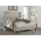 7534 Wing Back Platform Bed - Eastern King Bed