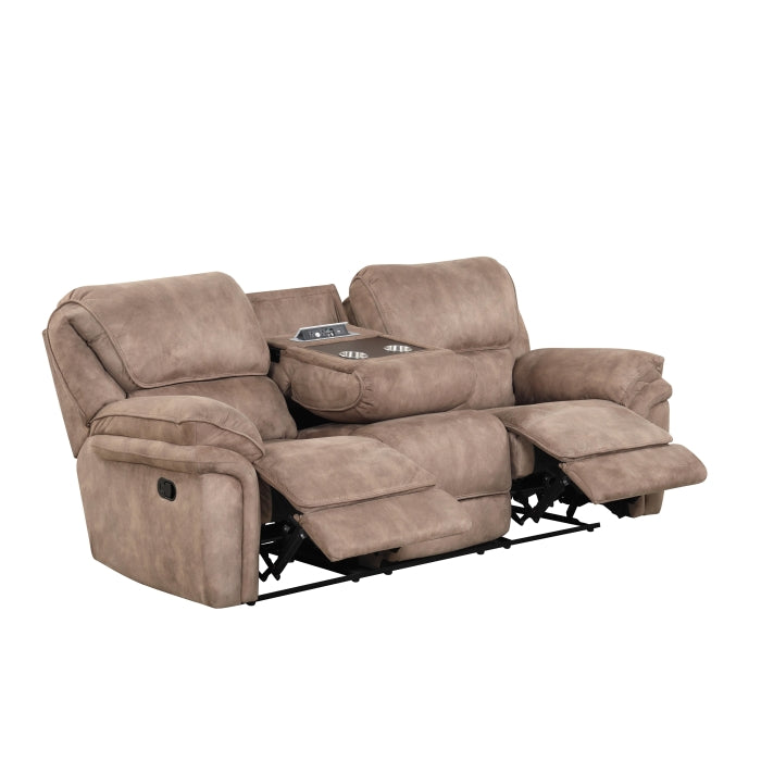 Milton Green 8033 Light Brown 3 Pc Sofa Collection