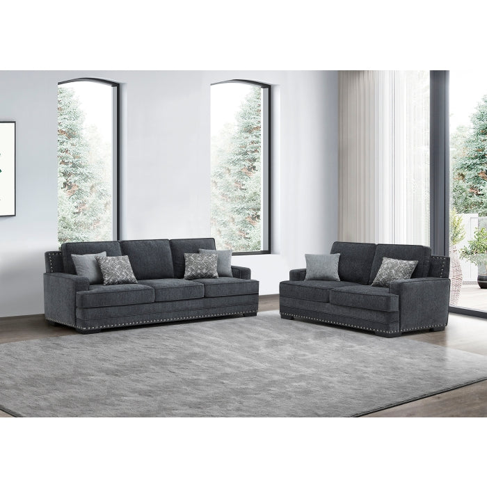 Milton Greens 8073 Sofa - Dark Gray