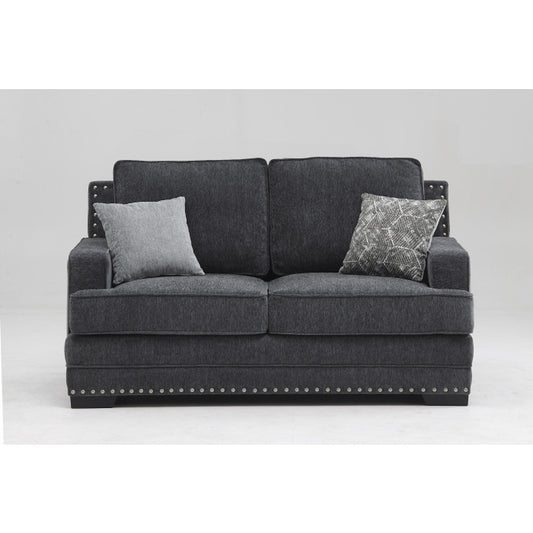 Milton Greens 8073 Loveseat - Dark Gray