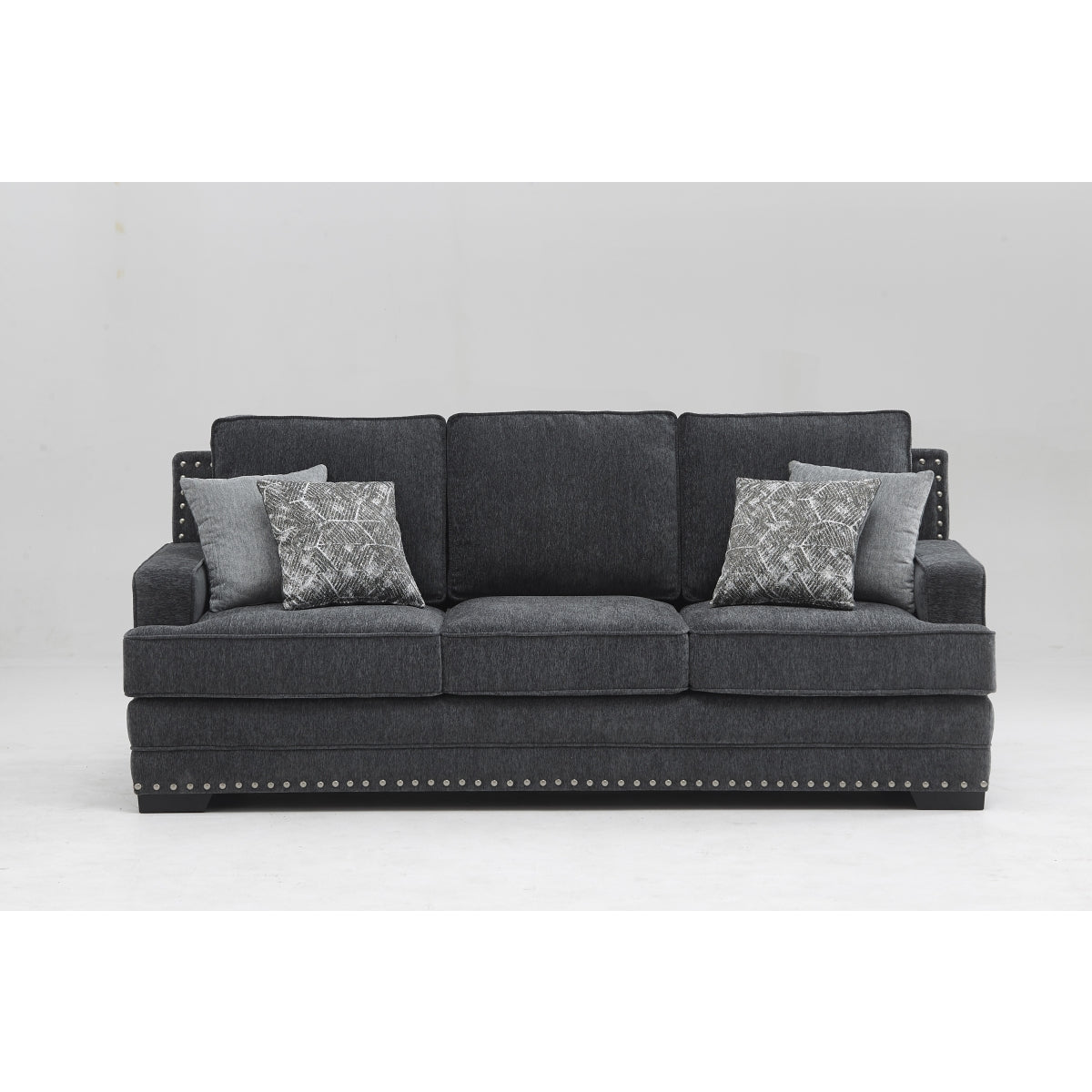 Milton Greens 8073 Sofa - Dark Gray