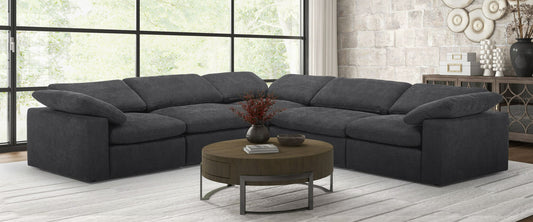 Corinth Modern Sectional Sofa w/3 Power Recliners