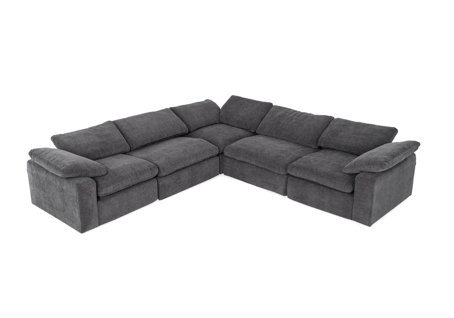 Corinth Modern Sectional Sofa w/3 Power Recliners