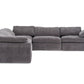 Corinth Modern Sectional Sofa w/3 Power Recliners