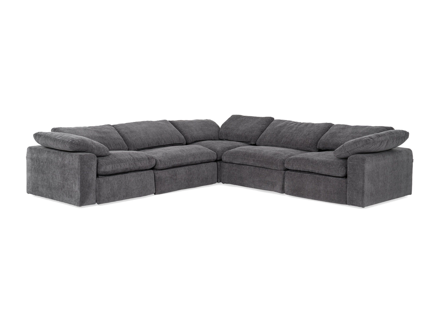 Corinth Modern Sectional Sofa w/3 Power Recliners