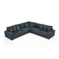 8227 Corduroy Sectional - Dark Gray