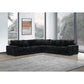 8230 Corduroy Sectional - Black