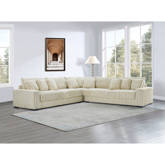 8231 Corduroy Sectional - 4 Colors