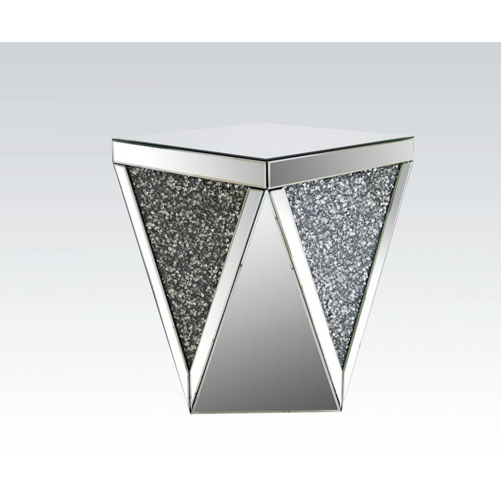 Noralie 82772 Mirrored End Table