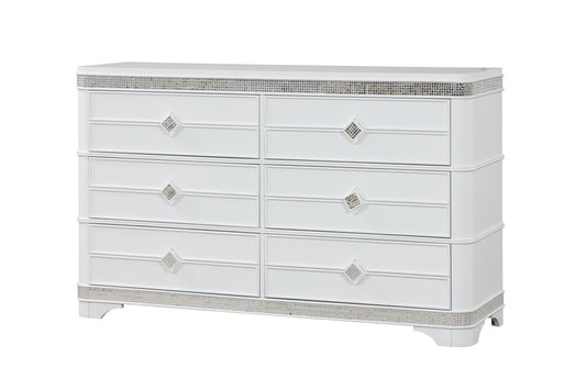 Amani White Dresser 1072CHAMA