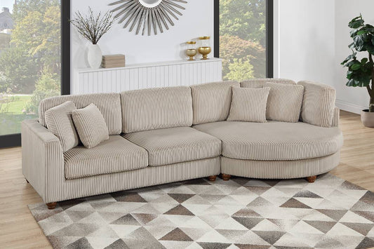 F8458 Camel 2 Pc Sectional