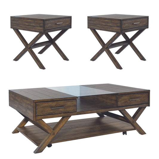 Lennox 3 Pc Occasional Tables 871-OT-3PCS