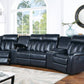 F8780 Motion 5 Pc Sectional - Navy