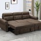 Ashton Microfiber Reversible Sleeper Sectional 87800