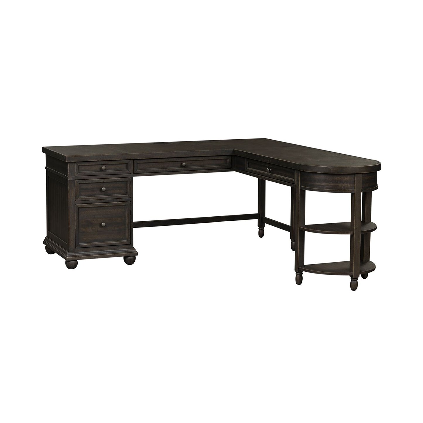 Harvest Home L Shape Desk by Liberty