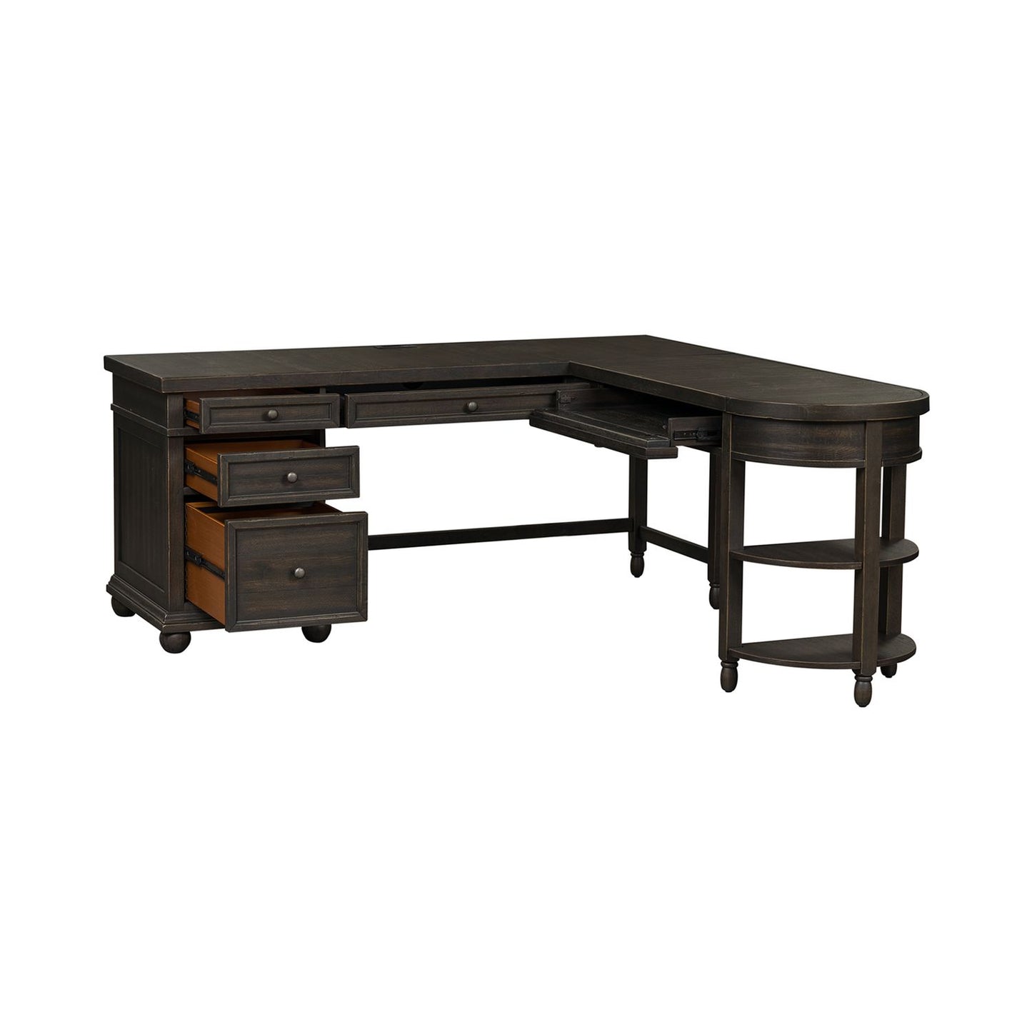 Harvest Home L Shape Desk by Liberty