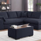 Joshua Sectional Sofa Dark Grey 89291