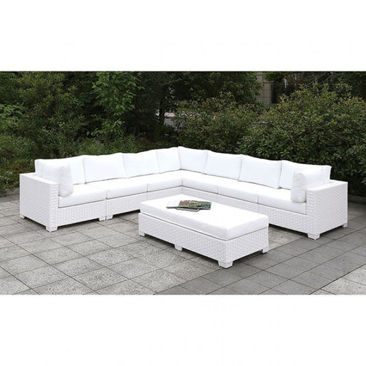 Somani White Sectional - Set 9