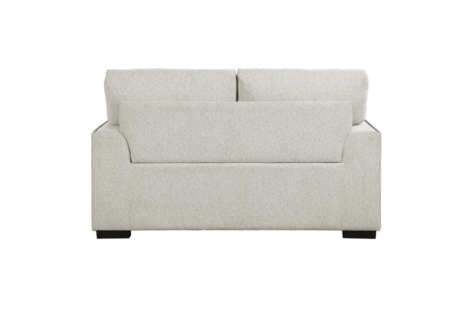 Morelia 2 Pc Beige Chenille Sofa Set