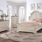 Poundex F9617 Cream Finish Bedroom Collection