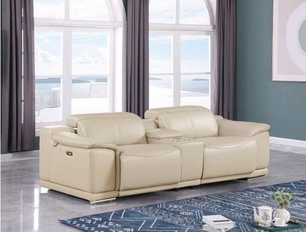 9762 DivanItalia 6 Pc Power Sofa & Loveseat - 6 Colors