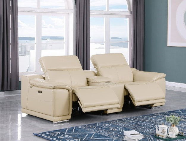 9762 DivanItalia 6 Pc Power Sofa & Loveseat - 6 Colors