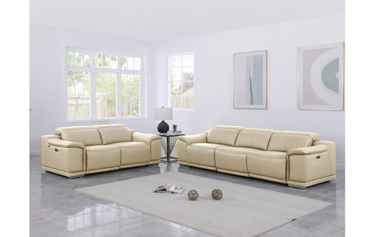 9762 Global United Leather Sofa Set - 7 Colors