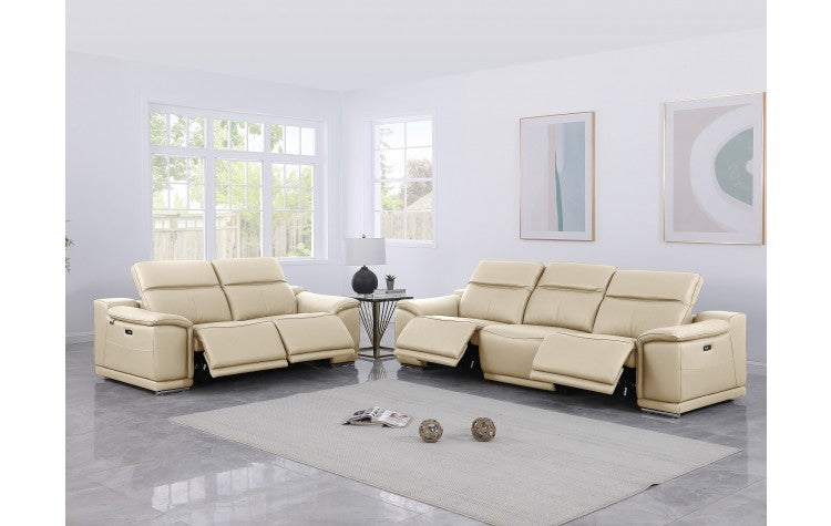 9762 Global United Leather Sofa Set - 7 Colors