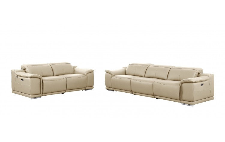 9762 Global United Leather Sofa Set - 7 Colors