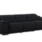 9762 Global United Leather Sofa Set - Black