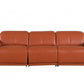 9762 Global United Leather Sofa Set - Camel