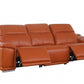 9762 Global United Leather Sofa Set - Camel