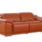 9762 Global United Leather Sofa Set - Camel