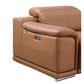 9762 Global United Leather Sofa Set - Cognac