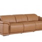 9762 Global United Leather Sofa Set - Cognac