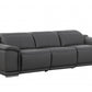 9762 Global United Leather Sofa Set - Dark Gray