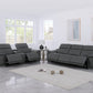 9762 DivanItalia 6 Pc Power Sofa & Loveseat - 6 Colors