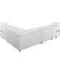 Global United 9762 Genoa 8 Pc Sectional - White