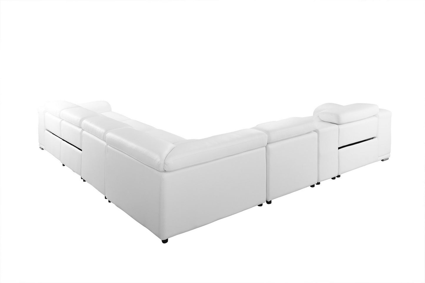 Global United 9762 Genoa 8 Pc Sectional - White