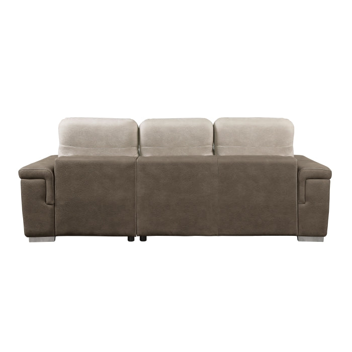 Alfio Pull-Out Sleeper Sectional by Homelegance