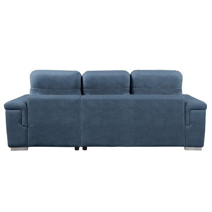 Alfio Blue Sleeper Sectional 9808BUE*SC