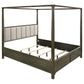 Gran Park 4 Pc Canopy Bedroom Set Dark Cocoa