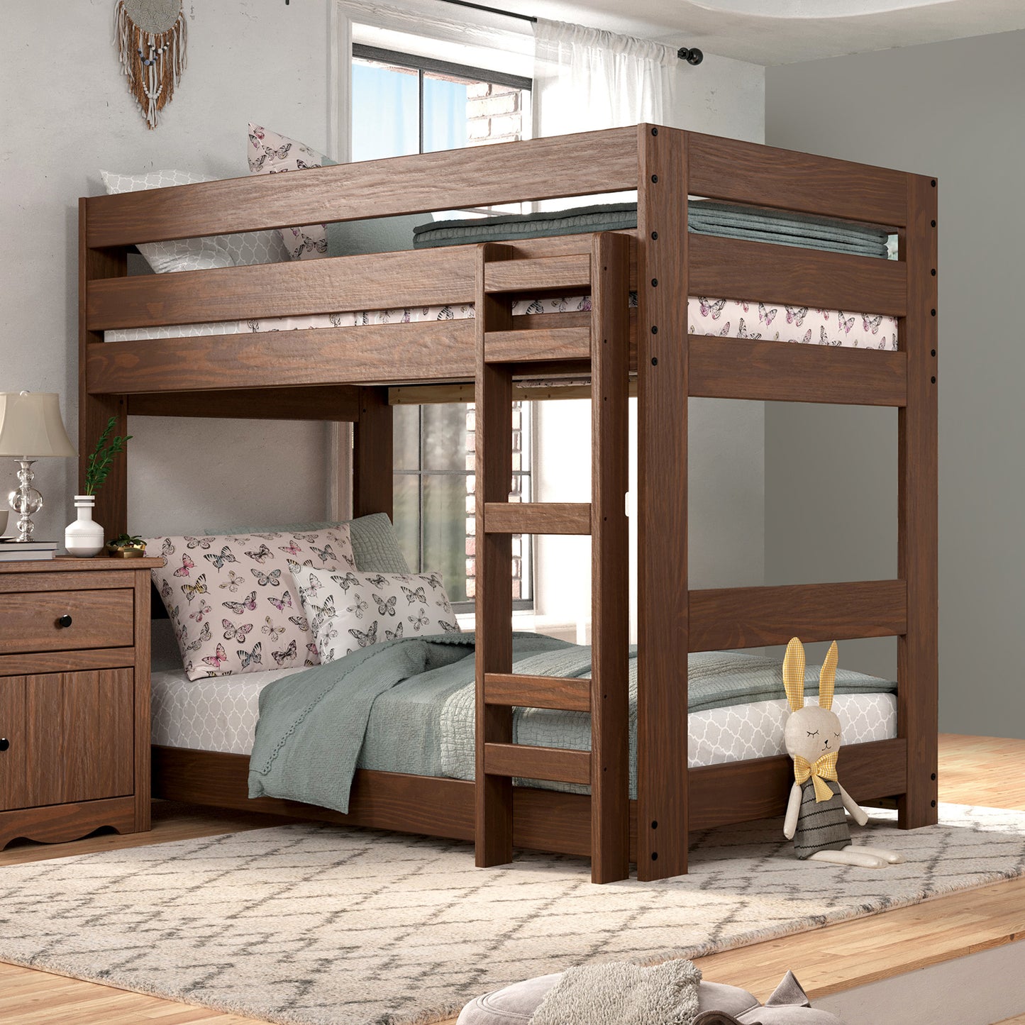 Melitta Rustic Twin Bunk Bed AM-BK300MH-BED