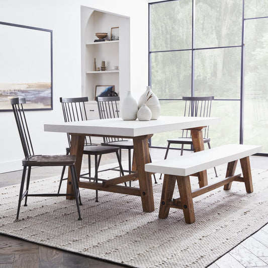 Aster 6 Pc Concrete Top Dining Collection